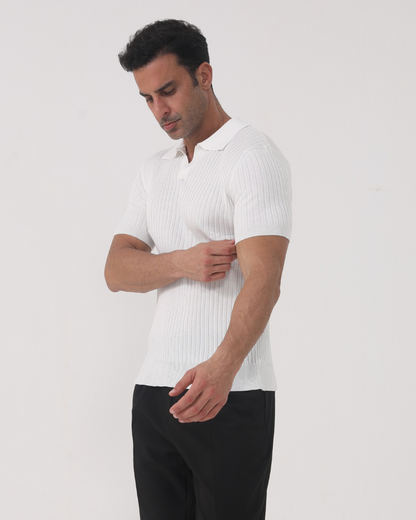 Jaén | Polo de Algodón Texturizado