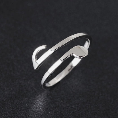 Anillo de nota musical (ajustable)