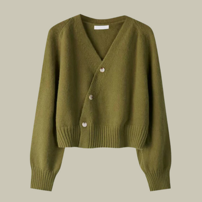 Chaqueta de punto suave de lana merino