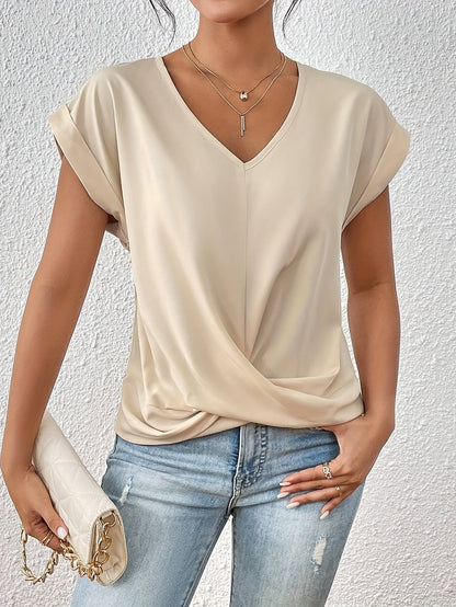 Camiseta con escote corazón