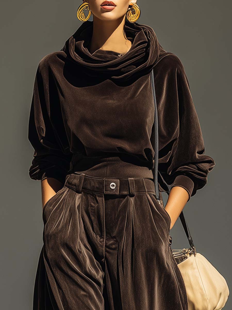 Alma – Conjunto de terciopelo vintage