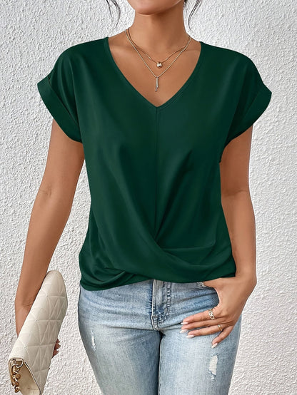 Camiseta con escote corazón