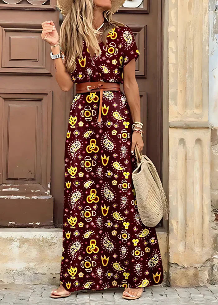 Vestido largo bohemio elegante