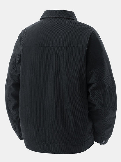Chaqueta de pana con bolsillo