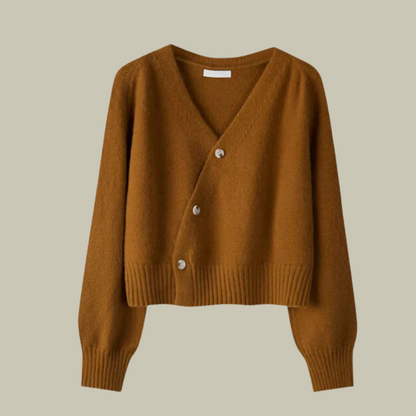 Chaqueta de punto suave de lana merino