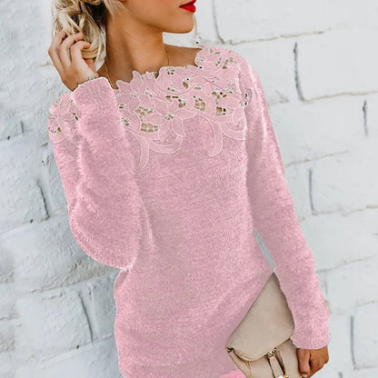 Suéter de invierno con cuello
