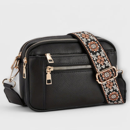 Bolso bandolera de cuero vegano