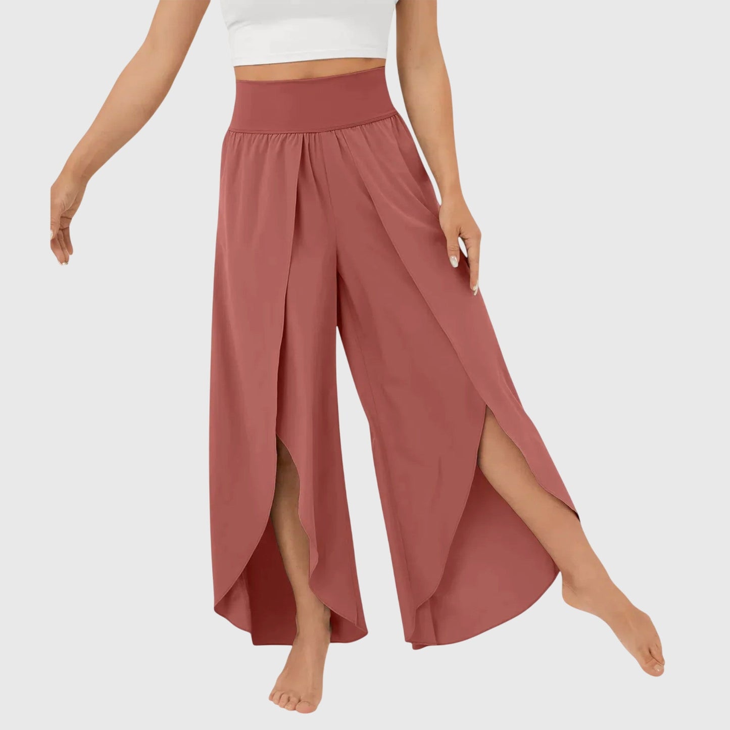 Pantalones Boho de corte amplio