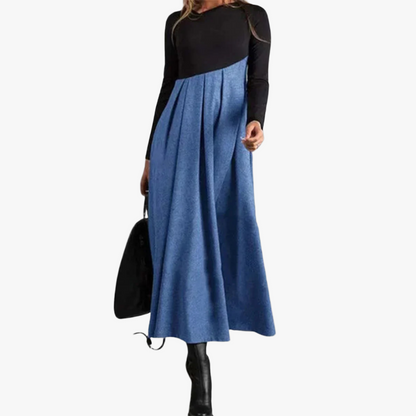Vestido Elegante con Detalles Modernos