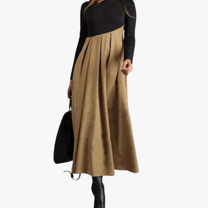 Vestido Elegante con Detalles Modernos