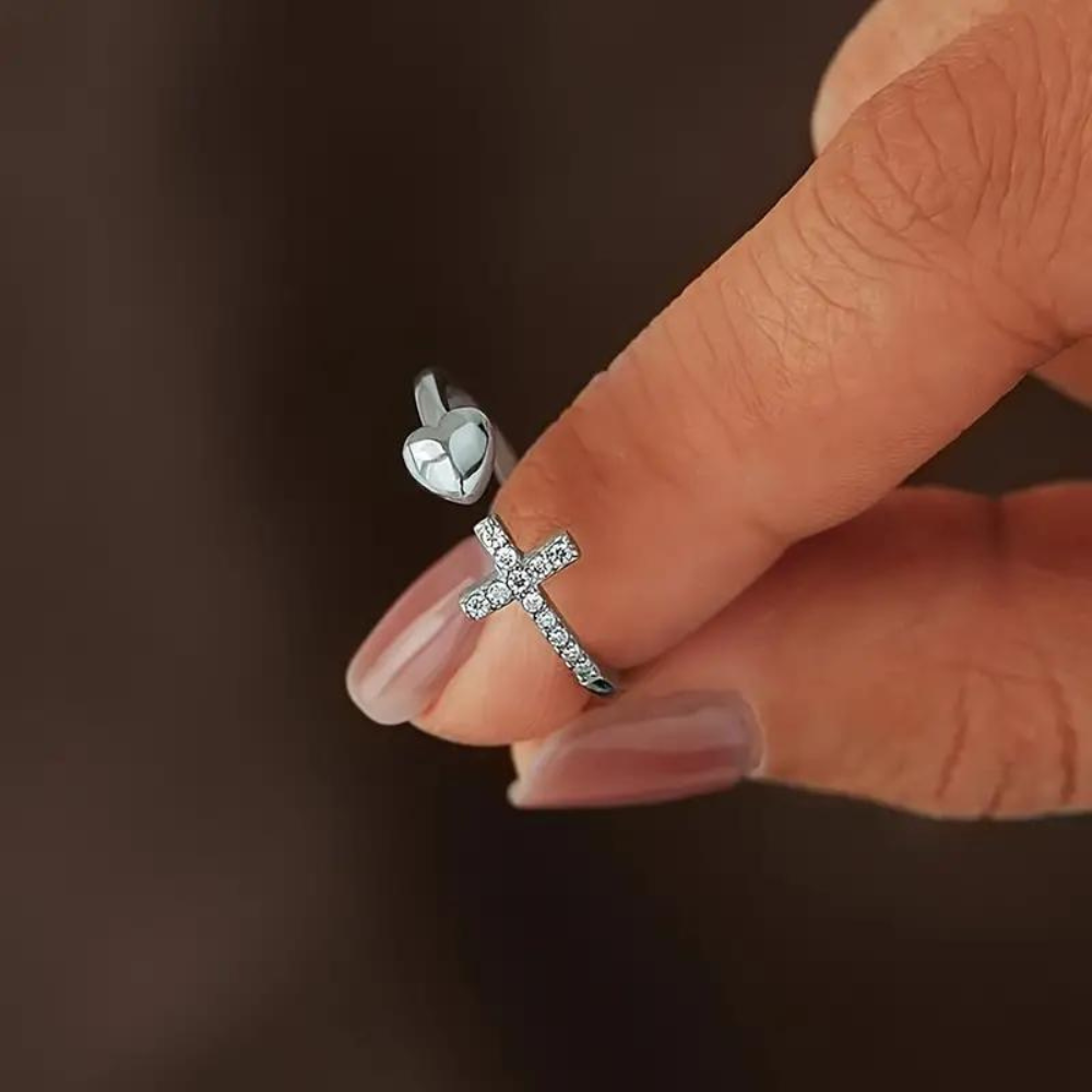 ANILLO DE CORAZÓN (AJUSTABLE)