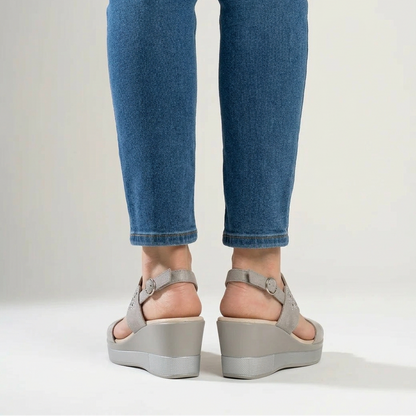 Rachele - Sandalia cómoda para mujer con cuña