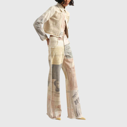 Jeans Vintage de Cintura Alta