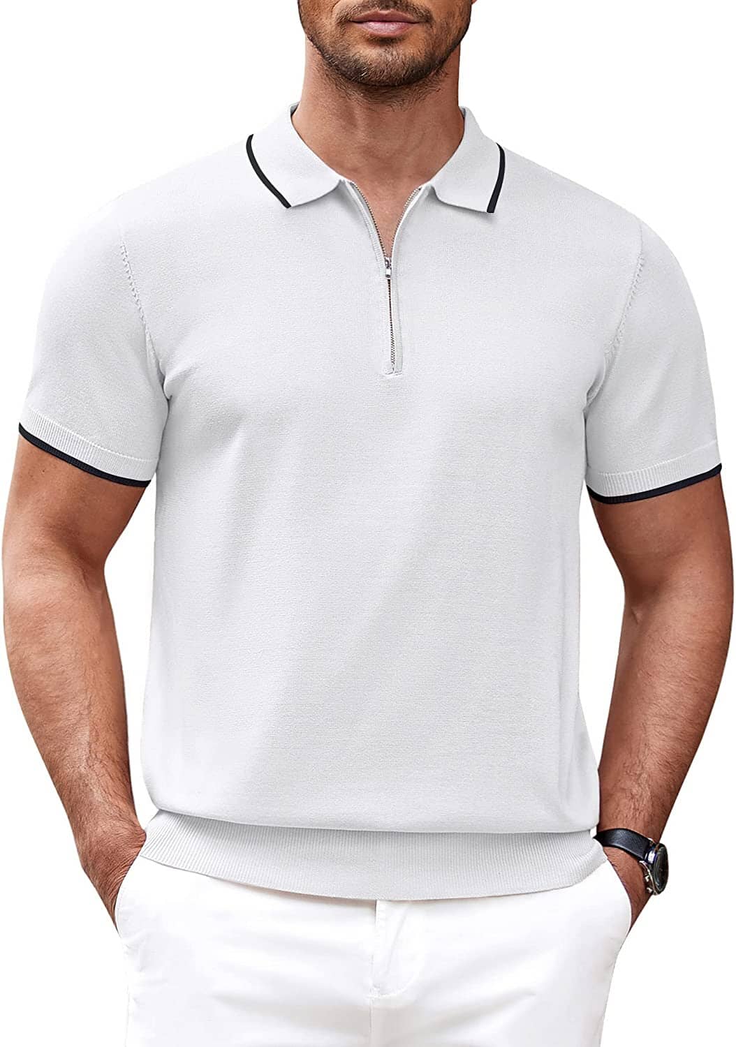 Polo clásico de manga corta