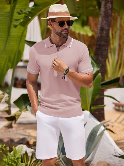 Polos de golf de punto casual