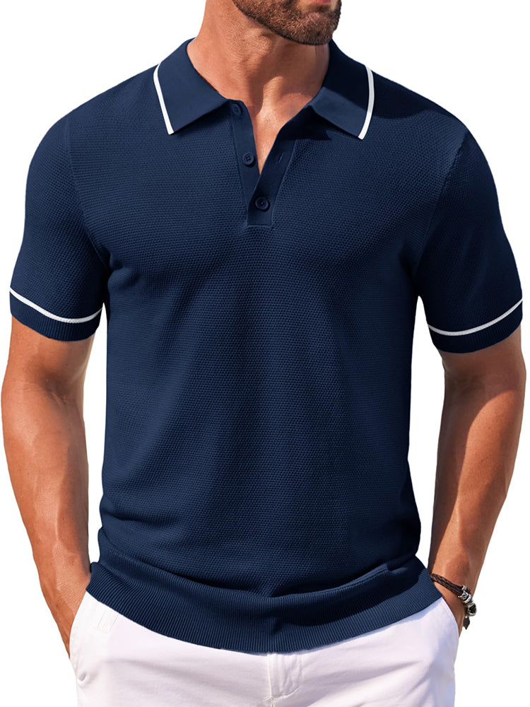 Polos de golf de punto casual
