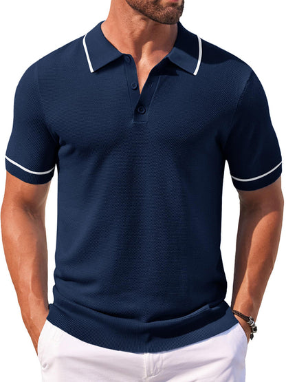 Polos de golf de punto casual