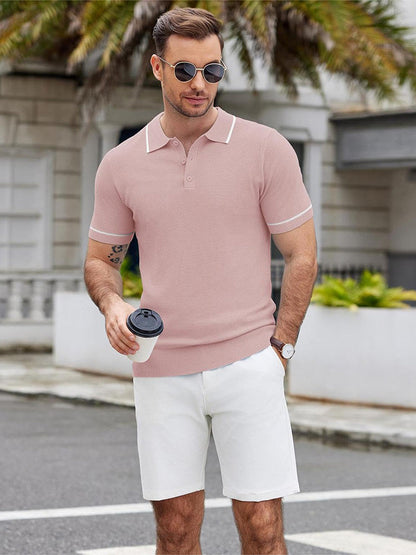 Polos de golf de punto casual