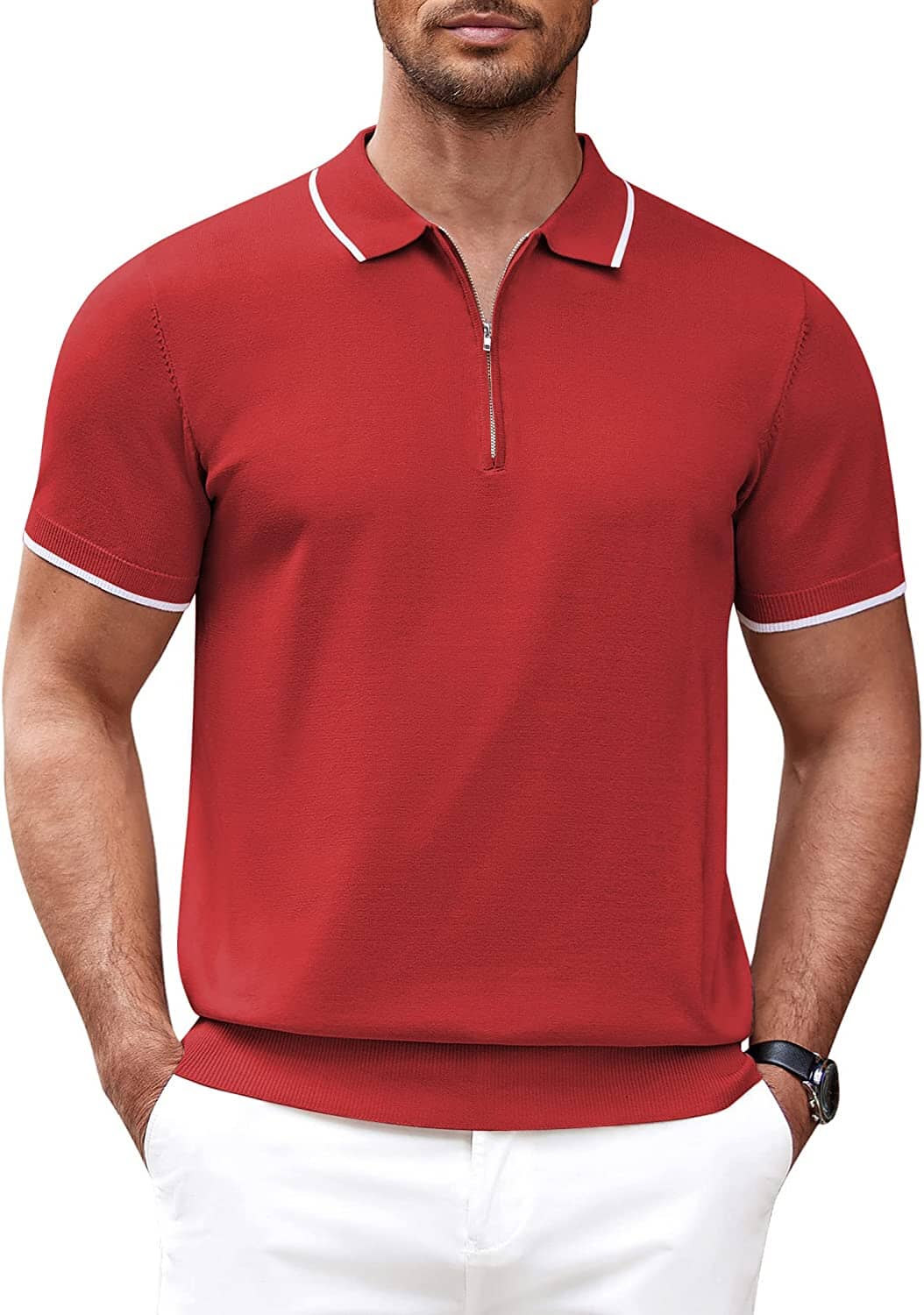 Polo clásico de manga corta