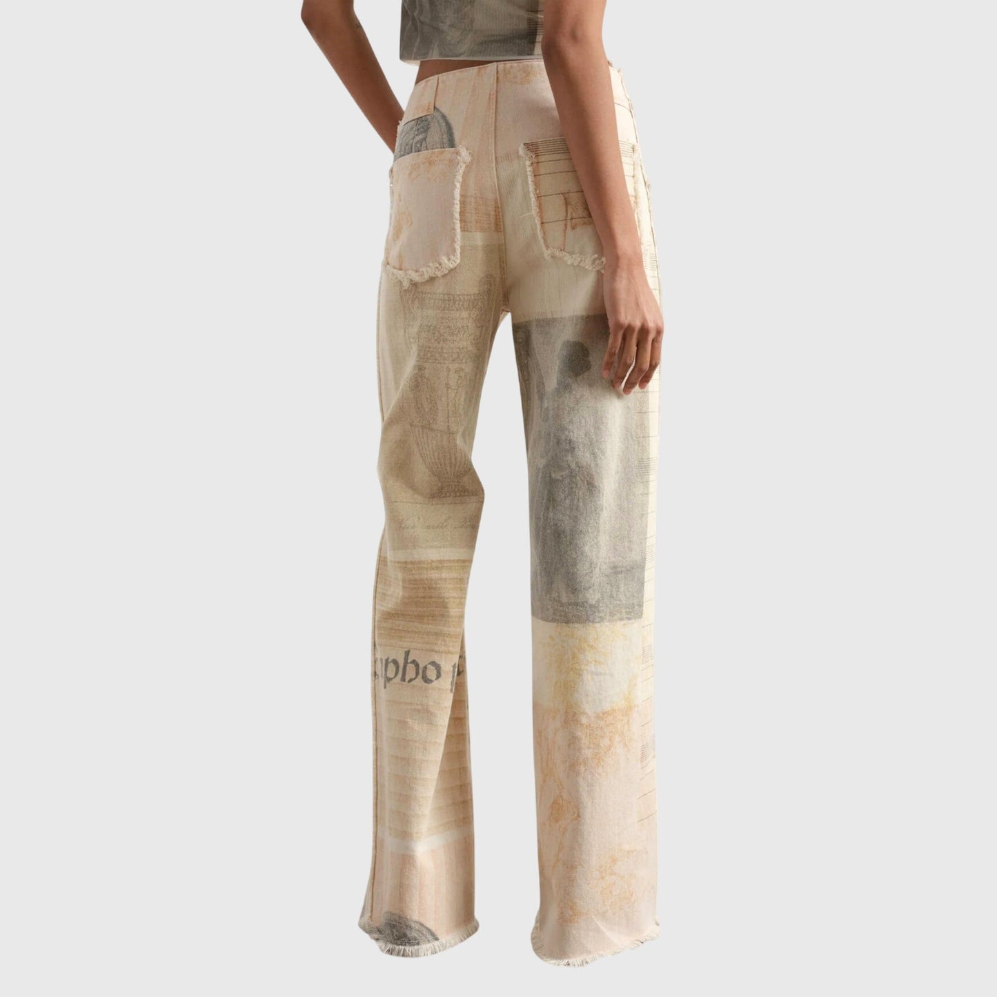 Jeans Vintage de Cintura Alta