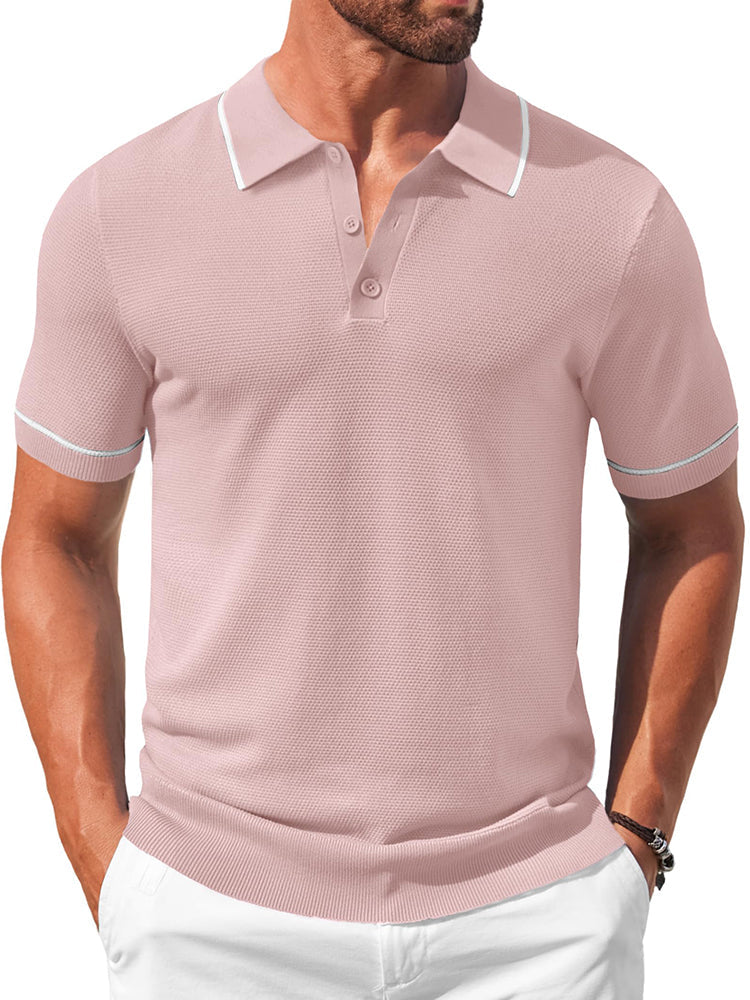 Polos de golf de punto casual