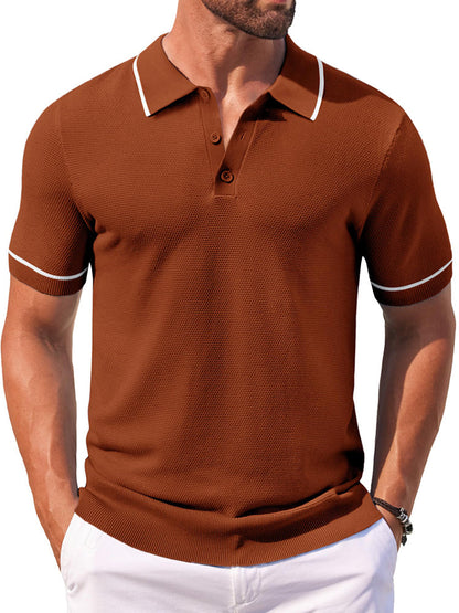 Polos de golf de punto casual
