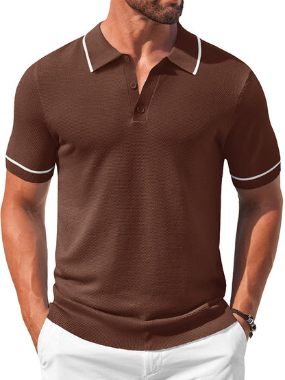 Polos de golf de punto casual