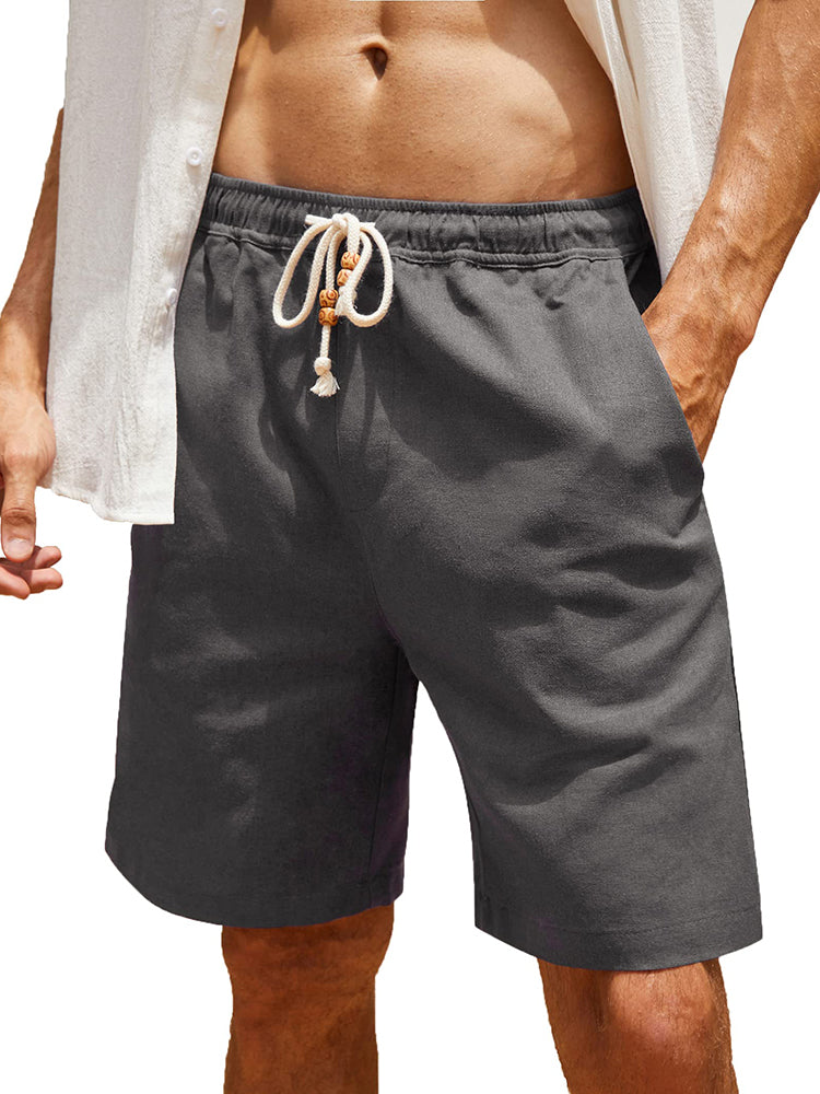 Shorts casuales de lino
