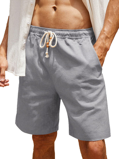 Shorts casuales de lino