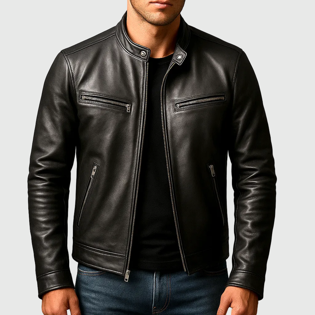 Chaqueta de Cuero Vintage