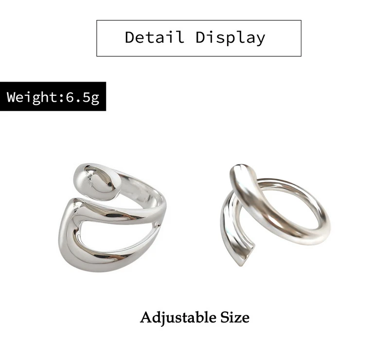 Anillo elegante ajustable