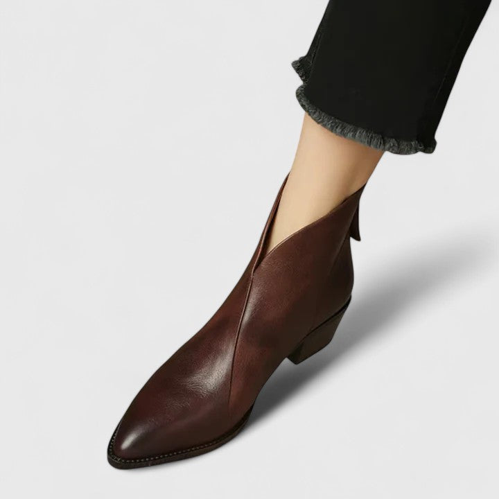 Botines Elegantes con Tacón Ancho