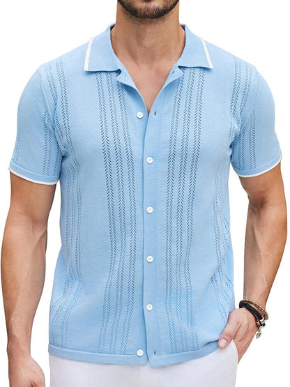 Camisa casual de punto