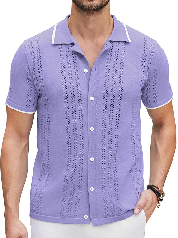 Camisa casual de punto