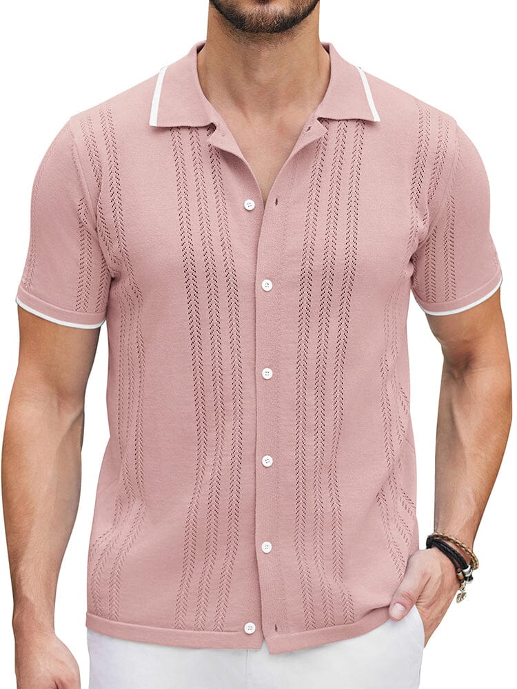 Camisa casual de punto