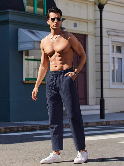 Pantalones de cintura elástica