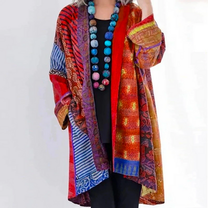 Chaqueta de punto Boho