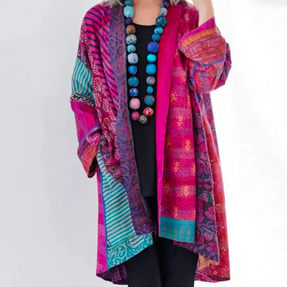 Chaqueta de punto Boho