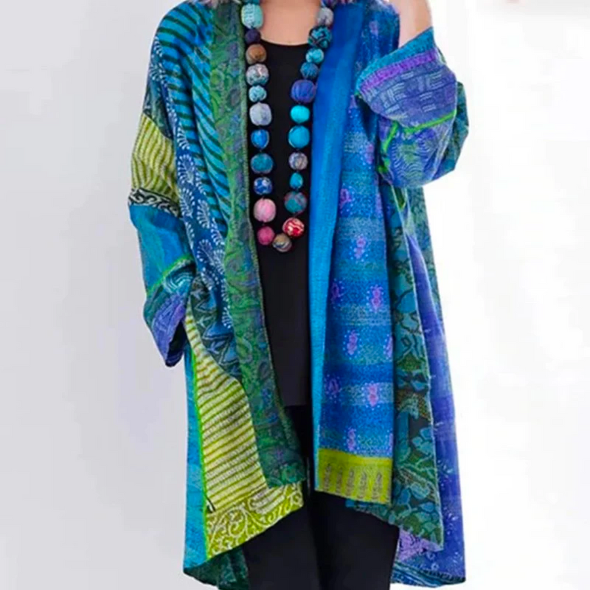 Chaqueta de punto Boho