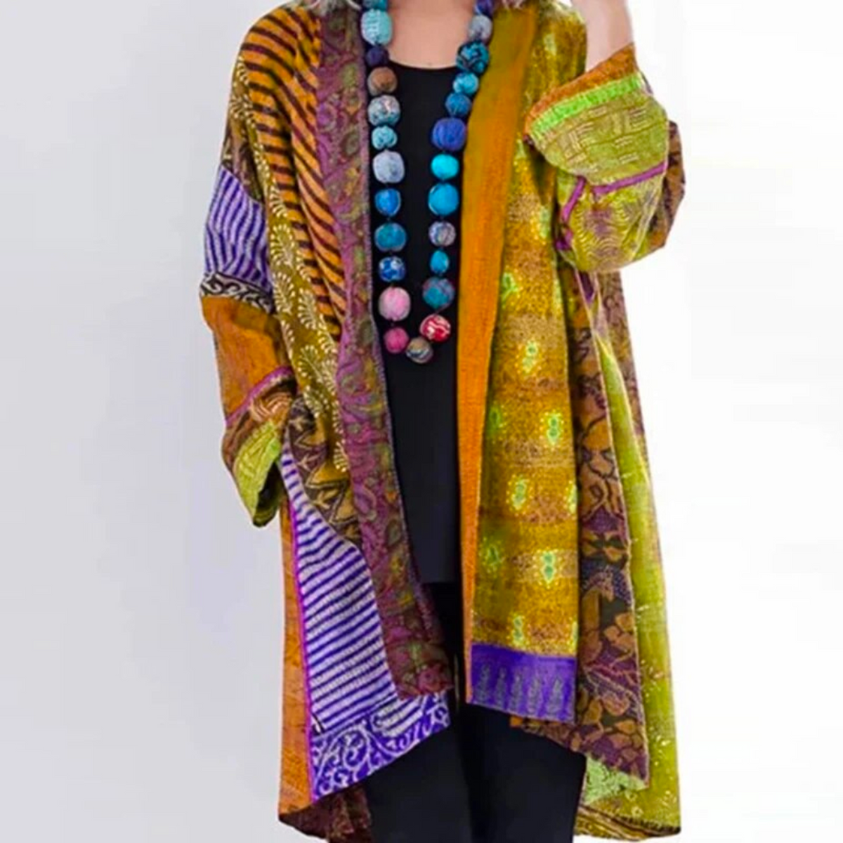 Chaqueta de punto Boho