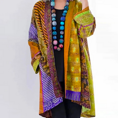 Chaqueta de punto Boho