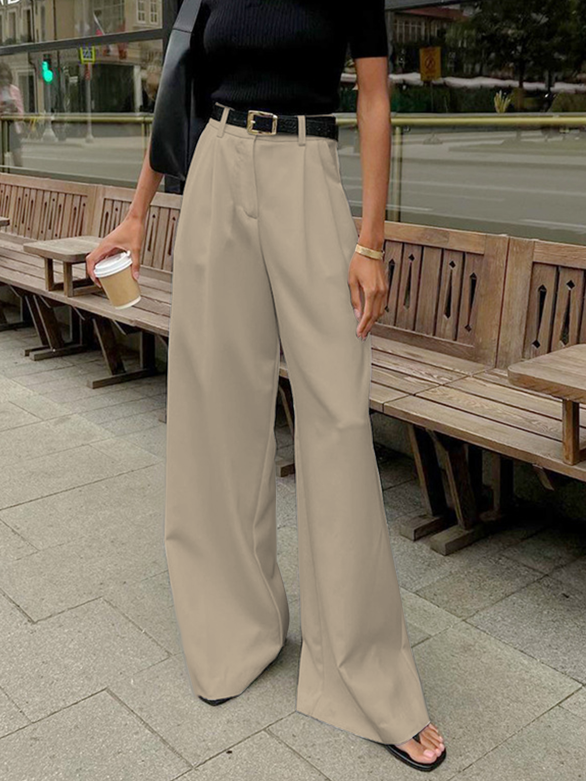 Pantalones con Cinturón