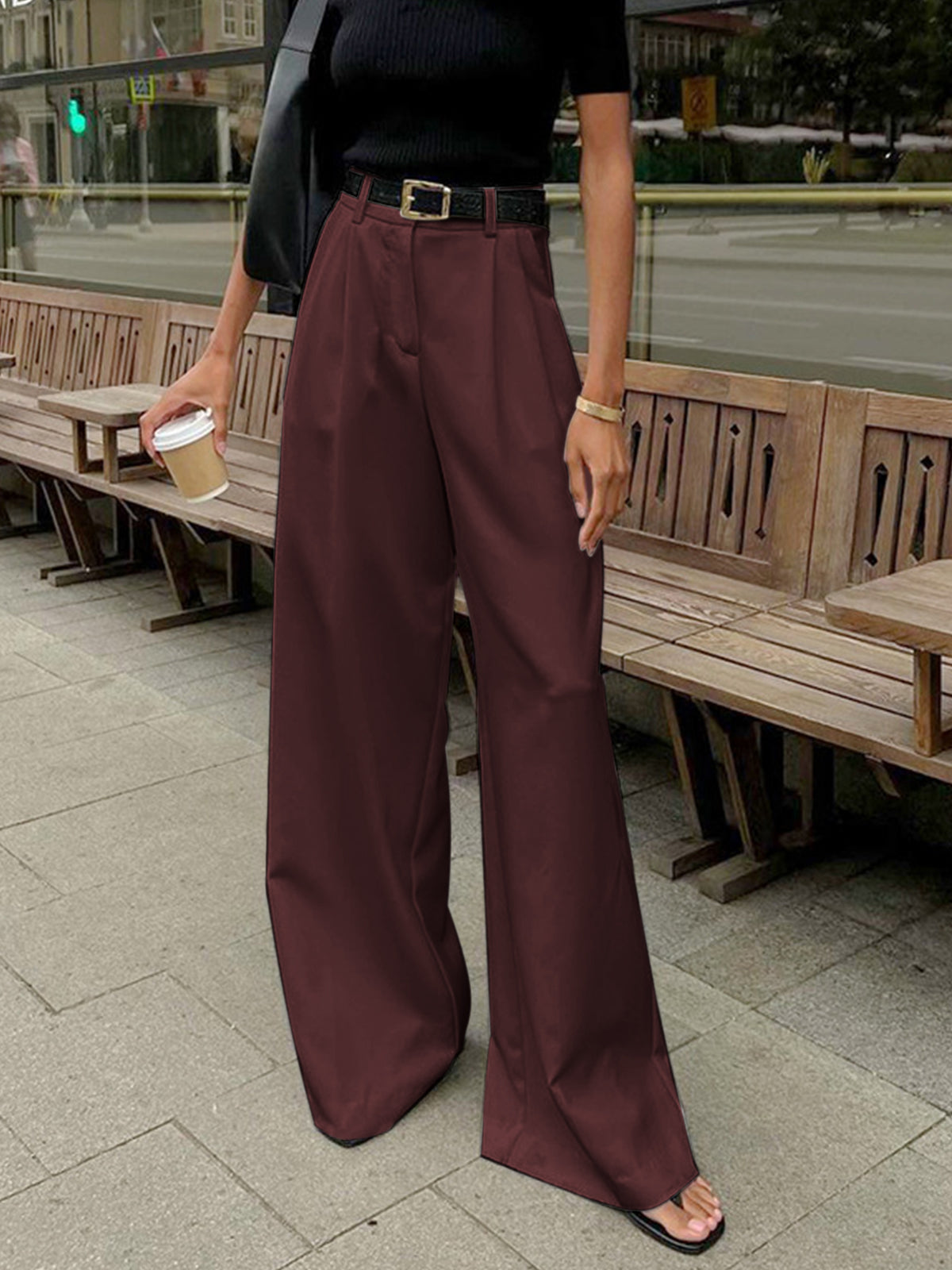 Pantalones con Cinturón