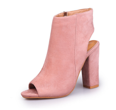 Zapatos de mujer de tacón grueso