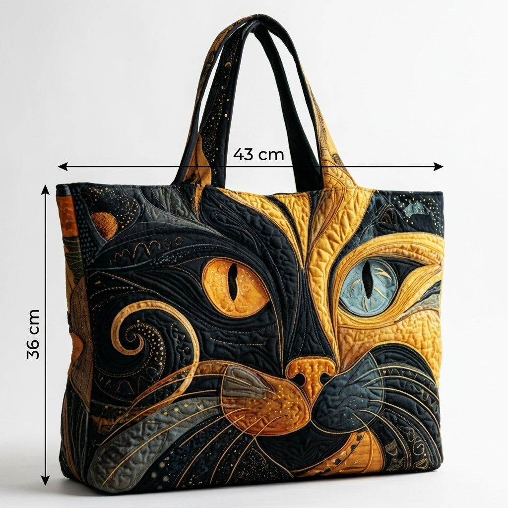 Bolso Artesanal Gato Místico
