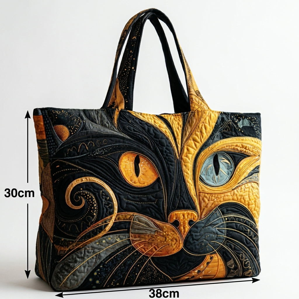 Bolso Artesanal Gato Místico