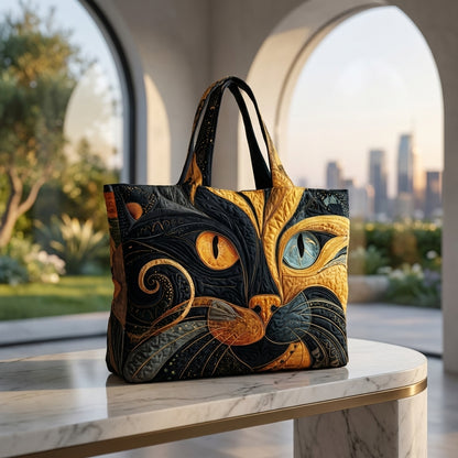 Bolso Artesanal Gato Místico