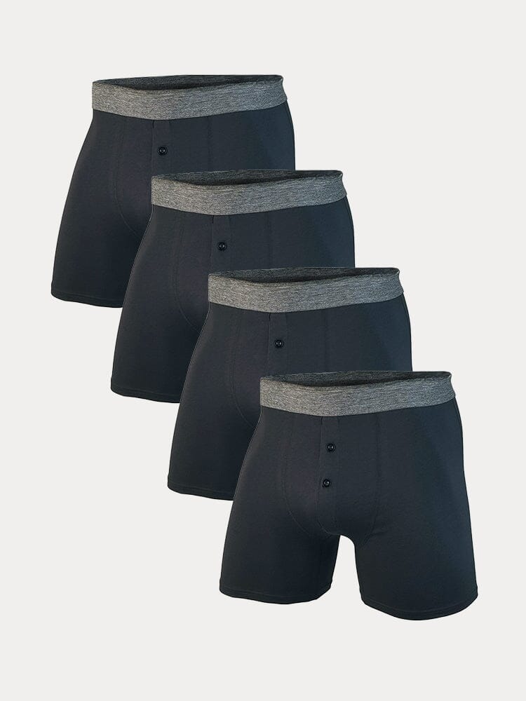 Pack de 4 calzoncillos de algodón elástico