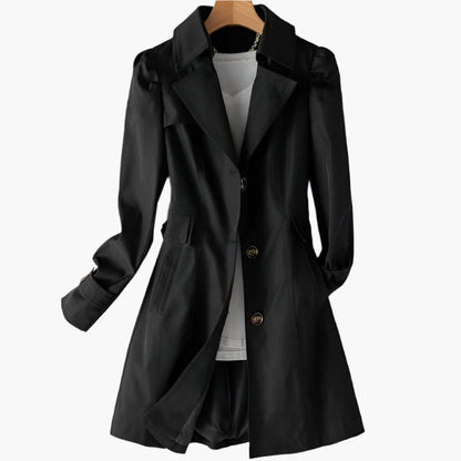 Abrigo Trench Clásico Largo
