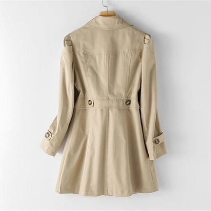 Abrigo Trench Clásico Largo